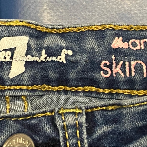 7 for all man kind skinny jeans girls size 7 - Picture 4 of 4